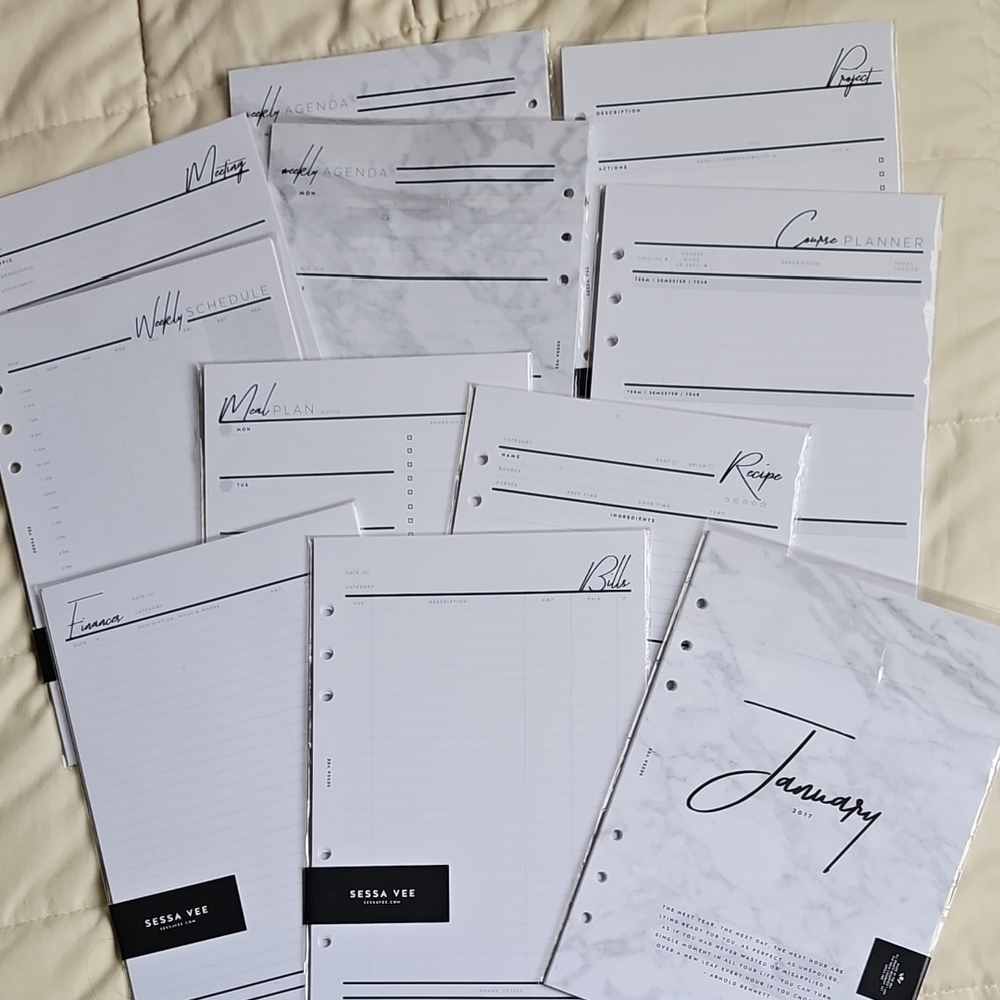Sessa Vee A5 Inserts